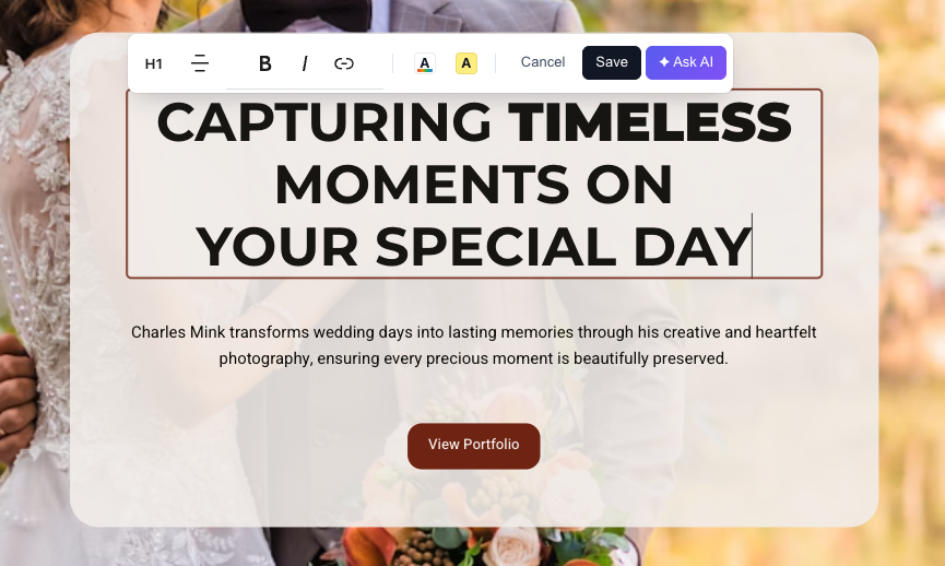 Extendify v3.1: Quick Edit, Simplified toolbar, More variety in design selection options, and improved headers and site styles